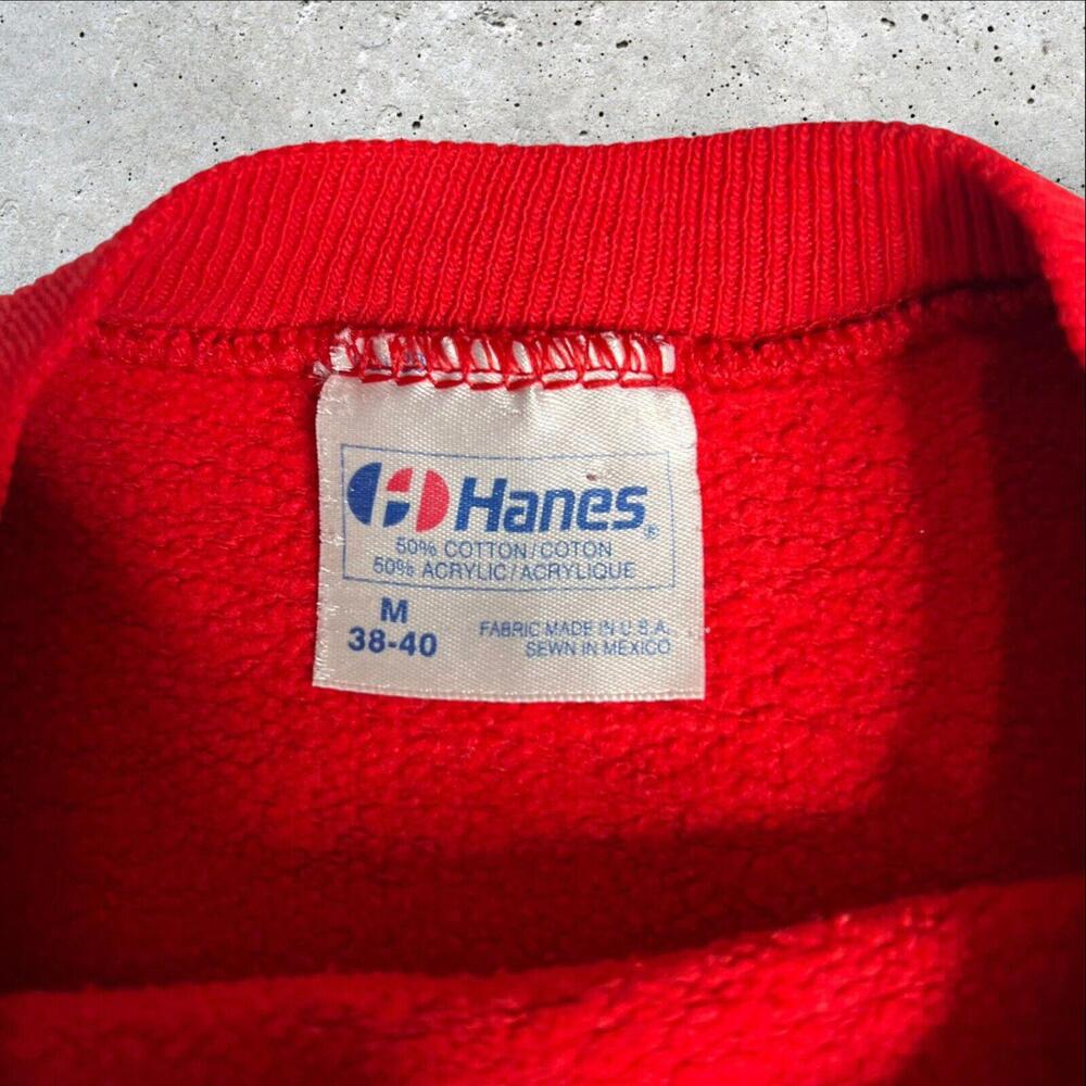 Hanes Rare 90's Marines Big‎ Graphic Sweaer Size M - Picture 3 of 6
